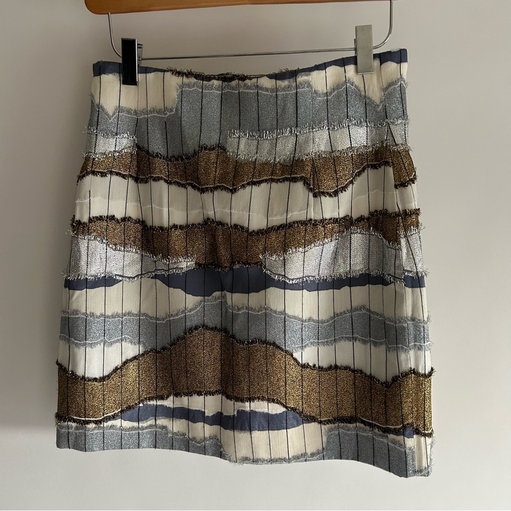 Christian Dior Metallic Mini Skirt